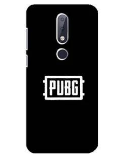 Чохол для Nokia 6.1 Plus з картинкою «Лого BMW — металевий блиск»