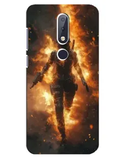 Чохол для Nokia 6.1 Plus з картинкою «BMW — швидкість у дощі»
