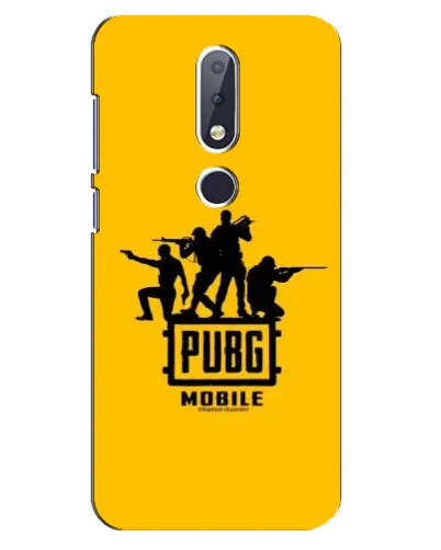 Чехол для Nokia 6.1 Plus с картинкой «BMW M-Power — карбон»