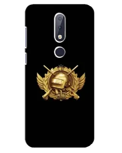 Чохол для Nokia 6.1 Plus з картинкою «PUBG — помаранчевий градієнт»