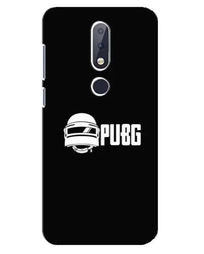 Чехол для Nokia 6.1 Plus с картинкой «PUBG — классический лого»