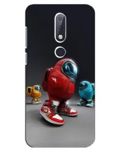 Чохол для Nokia 6.1 Plus з картинкою «Among Us — 3D стиль»