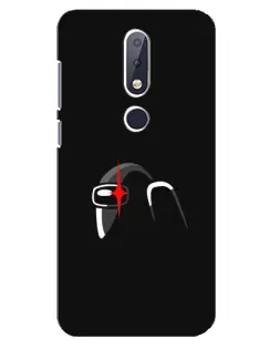 Чохол для Nokia 6.1 Plus з картинкою «Among Us шолом»