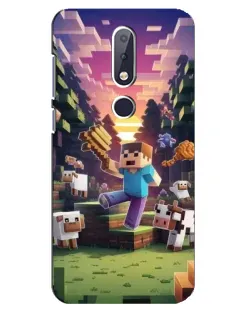 Чохол для Nokia 6.1 Plus з картинкою «Стів на фермі»
