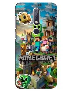 Чохол для Nokia 6.1 Plus з картинкою «Замок Minecraft»