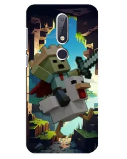 Чохол для Nokia 6.1 Plus з картинкою «Стів та гусь»