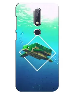Чохол для Nokia 6.1 Plus з картинкою «Черепаха Minecraft» Чохол для Nokia 6.1 Plus з картинкою «Черепаха Minecraft»