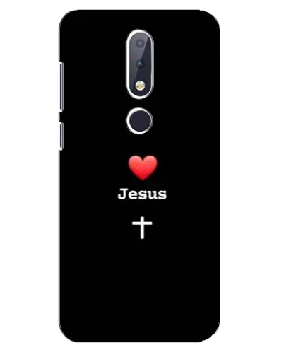 Чехол для Nokia 6.1 Plus с картинкой «Сердце - Jesus» Чехол для Nokia 6.1 Plus с картинкой «Сердце - Jesus»