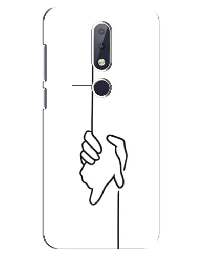 Чехол для Nokia 6.1 Plus с картинкой «Рука держит» Чехол для Nokia 6.1 Plus с картинкой «Рука держит»