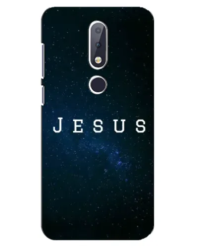 Чехол для Nokia 6.1 Plus с картинкой «Звездное небо Jesus» Чехол для Nokia 6.1 Plus с картинкой «Звездное небо Jesus»