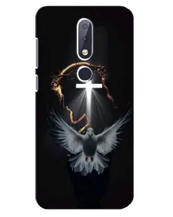 Чехол для Nokia 6.1 Plus с картинкой «Голубь и Свет»