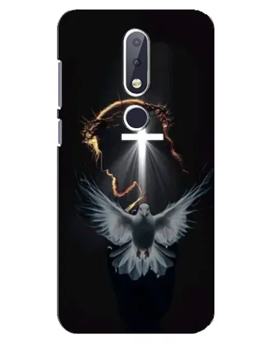 Чехол для Nokia 6.1 Plus с картинкой «Голубь и Свет» Чехол для Nokia 6.1 Plus с картинкой «Голубь и Свет»