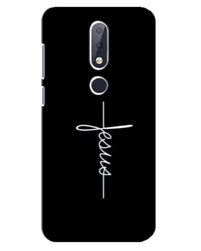 Чехол для Nokia 6.1 Plus с картинкой «Тонкая линия веры» Чехол для Nokia 6.1 Plus с картинкой «Тонкая линия веры»
