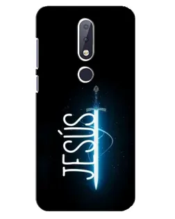 Чехол для Nokia 6.1 Plus с картинкой «Меч Духа Jesus»