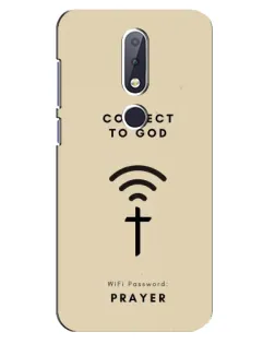 Чехол для Nokia 6.1 Plus с картинкой «Молитва Connect»