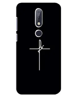 Чехол для Nokia 6.1 Plus с картинкой «Тонкий крест»