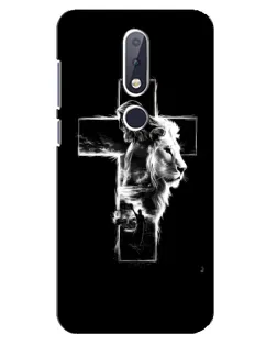 Чехол для Nokia 6.1 Plus с картинкой «Сияющий крест Jesus»