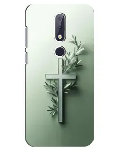Чехол для Nokia 6.1 Plus с картинкой «Оливковая ветвь»