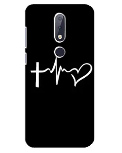Чехол для Nokia 6.1 Plus с картинкой «Пульс веры»