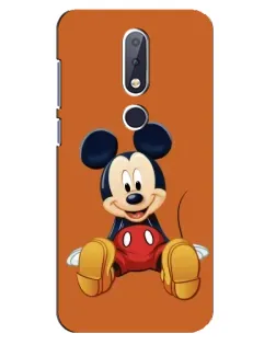 Чехол для Nokia 6.1 Plus с картинкой «Микки отдыхает»