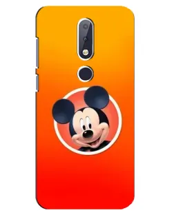 Чехол для Nokia 6.1 Plus с картинкой «Mickey в круге»