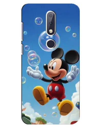 Чехол для Nokia 6.1 Plus с картинкой «Mickey и мыльные пузыри» Чехол для Nokia 6.1 Plus с картинкой «Mickey и мыльные пузыри»
