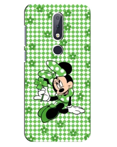 Чехол для Nokia 6.1 Plus с картинкой «Mickey в клетку» Чехол для Nokia 6.1 Plus с картинкой «Mickey в клетку»