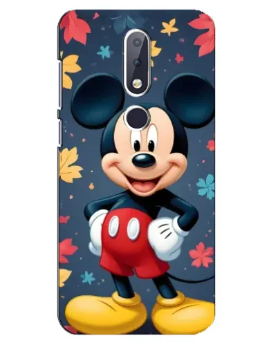 Чехол для Nokia 6.1 Plus с картинкой «Осенний Mickey Mouse» Чехол для Nokia 6.1 Plus с картинкой «Осенний Mickey Mouse»