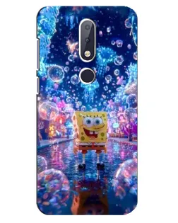 Чехол для Nokia 6.1 Plus с картинкой «Неоновый океан»