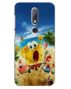 Чехол для Nokia 6.1 Plus с картинкой «Развлечения на пляже»