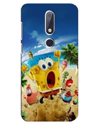 Чехол для Nokia 6.1 Plus с картинкой «Развлечения на пляже»