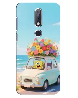 Чехол для Nokia 6.1 Plus с картинкой «Автомобильное путешествие»