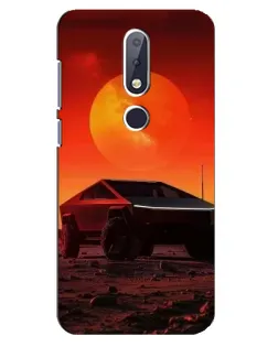 Чохол для Nokia 6.1 Plus з картинкою «Cybertruck на Марсі»