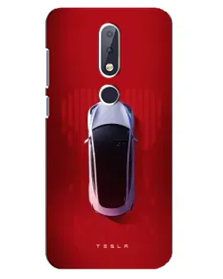 Чохол для Nokia 6.1 Plus з картинкою «Tesla Top View»