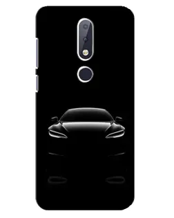 Чохол для Nokia 6.1 Plus з картинкою «Силует Tesla Night»