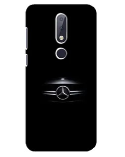 Чохол для Nokia 6.1 Plus з картинкою «Mercedes — абстрактні лінії»