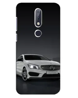 Чохол для Nokia 6.1 Plus з картинкою «Mercedes AMG GT Silver»