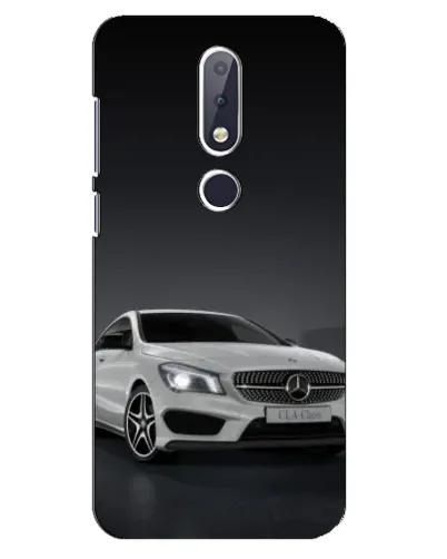 Чехол для Nokia 6.1 Plus с картинкой «Mercedes AMG GT Silver»