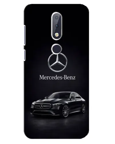 Чехол для Nokia 6.1 Plus с картинкой «Mercedes — решетка радиатора»