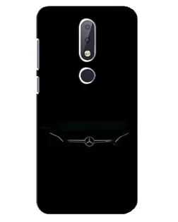 Чехол для Nokia 6.1 Plus с картинкой «Mercedes Stealth Look»