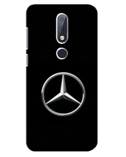 Чехол для Nokia 6.1 Plus с картинкой «Mercedes классический лого»