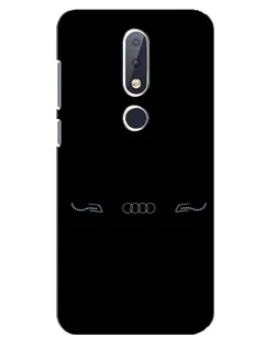 Чохол для Nokia 6.1 Plus з картинкою «Audi — світловий підпис»