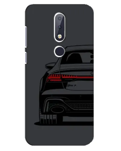 Чехол для Nokia 6.1 Plus с картинкой «Задняя часть Audi — арт» Чехол для Nokia 6.1 Plus с картинкой «Задняя часть Audi — арт»