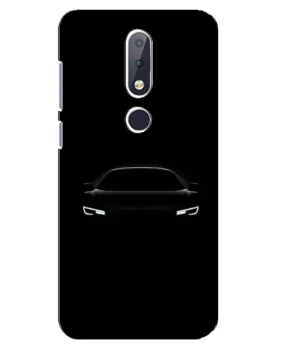 Чехол для Nokia 6.1 Plus с картинкой «Взгляд Audi в темноте» Чехол для Nokia 6.1 Plus с картинкой «Взгляд Audi в темноте»