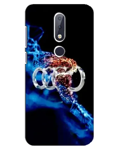Чехол для Nokia 6.1 Plus с картинкой «Энергия лого Audi» Чехол для Nokia 6.1 Plus с картинкой «Энергия лого Audi»