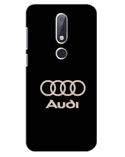 Чехол для Nokia 6.1 Plus с картинкой «Audi — золотой логотип» Чехол для Nokia 6.1 Plus с картинкой «Audi — золотой логотип»