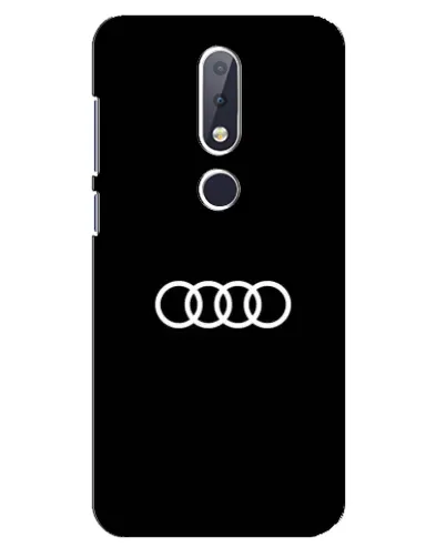 Чехол для Nokia 6.1 Plus с картинкой «Audi White Logo» Чехол для Nokia 6.1 Plus с картинкой «Audi White Logo»