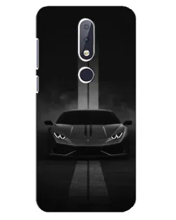 Чохол для Nokia 6.1 Plus з картинкою «Lamborghini симетрія доріг»