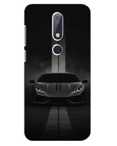Чохол для Nokia 6.1 Plus з картинкою «Lamborghini симетрія доріг»