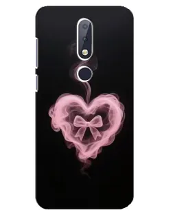 Чехол для Nokia 6.1 Plus с картинкой «Дымчатое сердце»